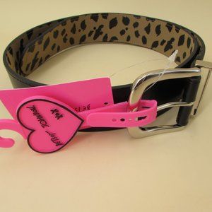 Betsey Johnson Classic Vegan Leather Belt
